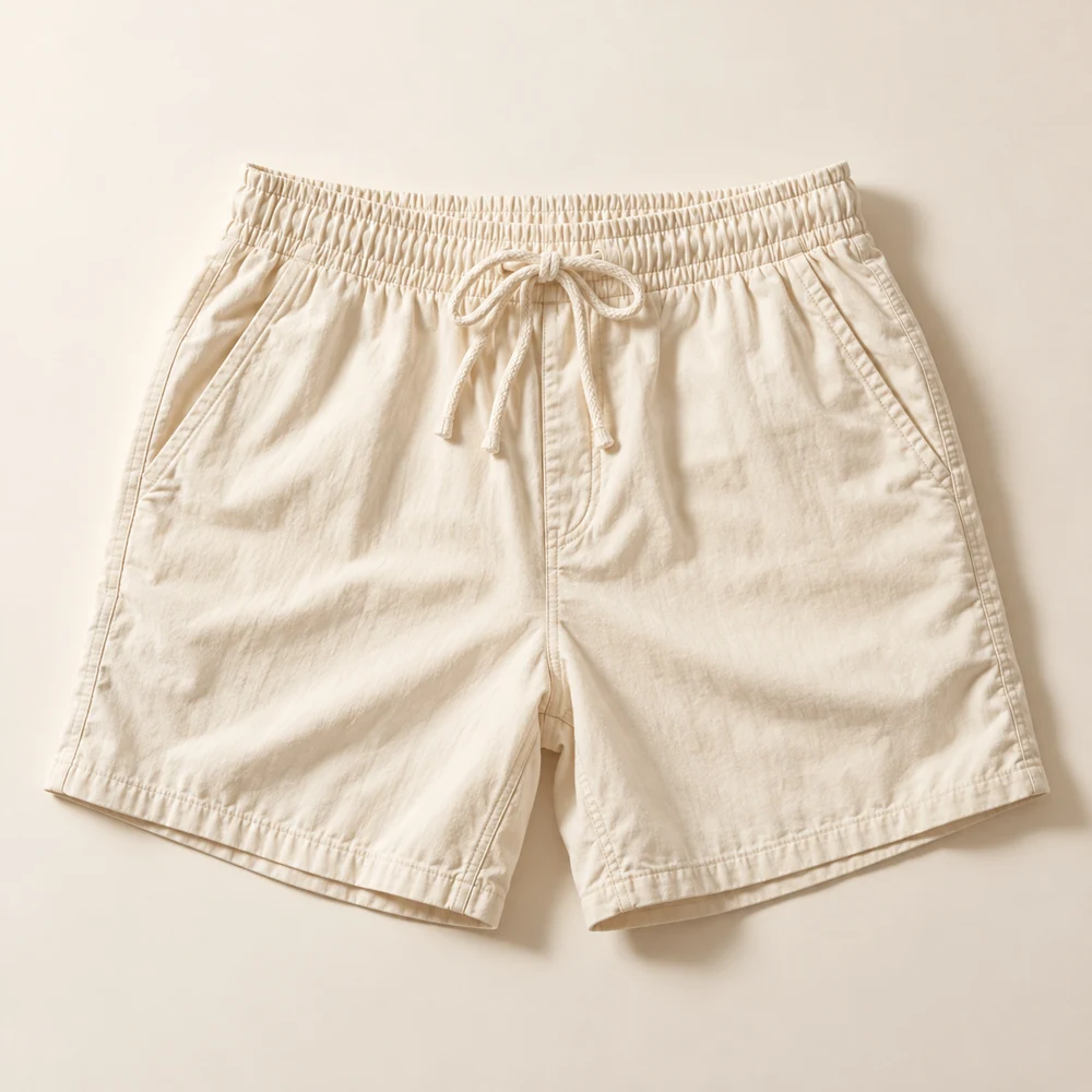 Boardwalk Cotton Shorts — Cream, included pieces